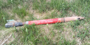 Találtak egy rakétát Komló mellett