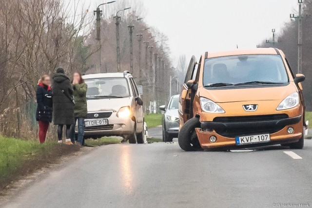 Baleset Harkány határában