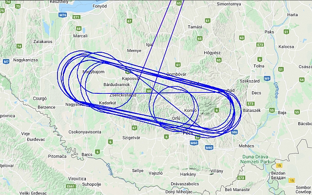 Amerikai vadászgépek köröztek Pécs felett