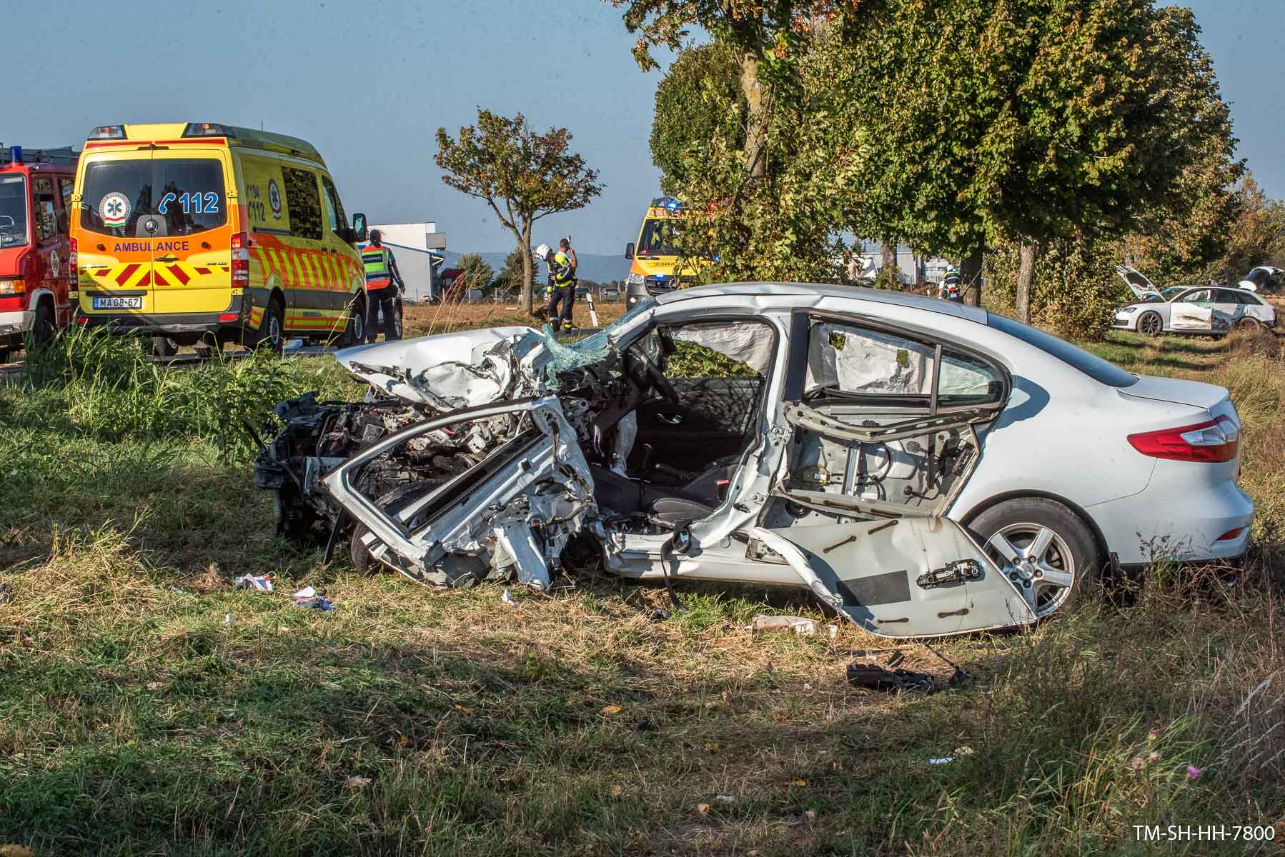 tömegbaleset történt Szalánta mellett